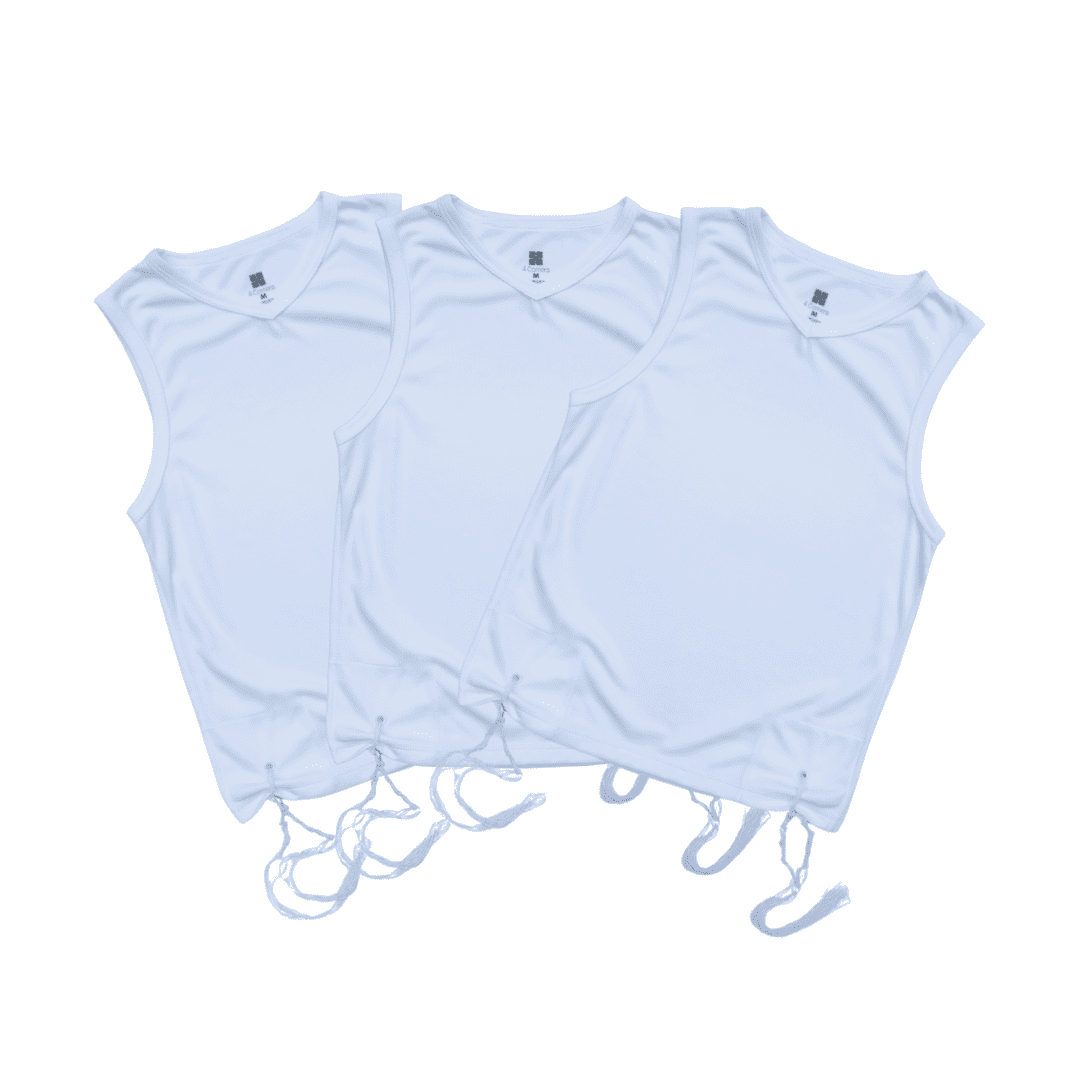 Youth Tzitzit 3-Pack - V-Neck (Sleeveless)