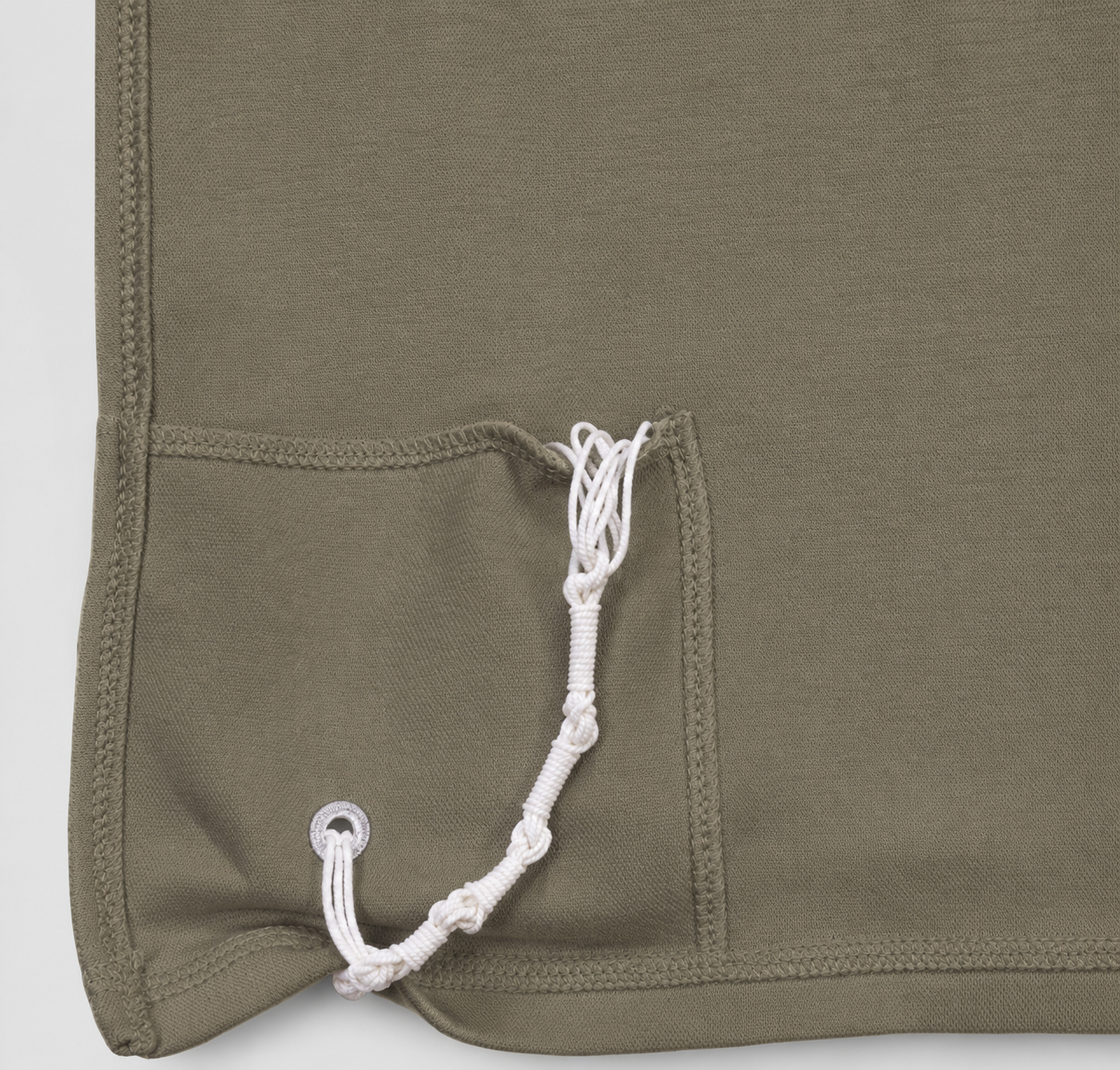 Short-Sleeve Ashkenaz Tzitzit – Adult – Crew Neck – IDF Green