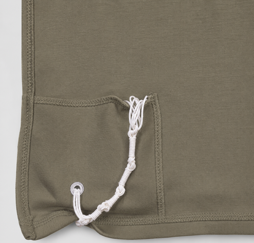 Short-Sleeve Ashkenaz Tzitzit – Adult – Crew Neck – IDF Green