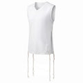 Sleeveless Sefard Tzitzit – Youth – V-Neck