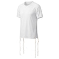 Short-Sleeve Ashkenaz Tzitzit – Youth – Crew Neck – White