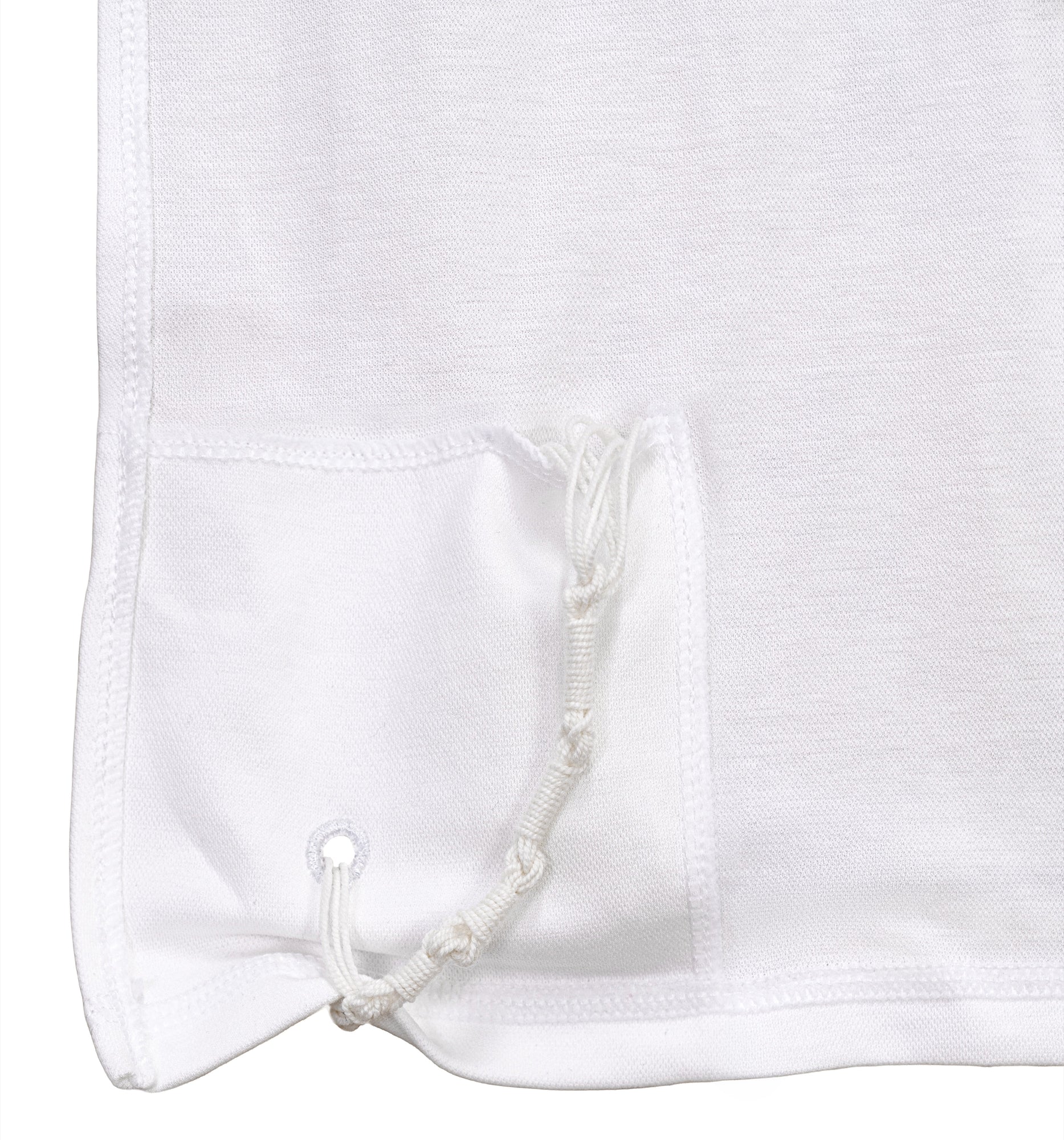 Short-Sleeve Ashkenaz Tzitzit – Adult – Crew Neck – White