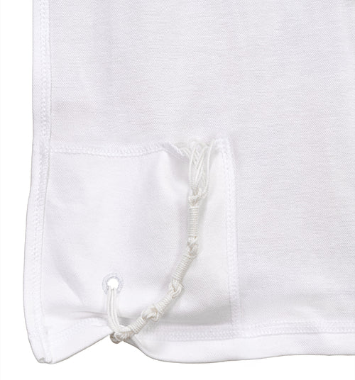 Short-Sleeve Ashkenaz Tzitzit – Adult – Crew Neck – White